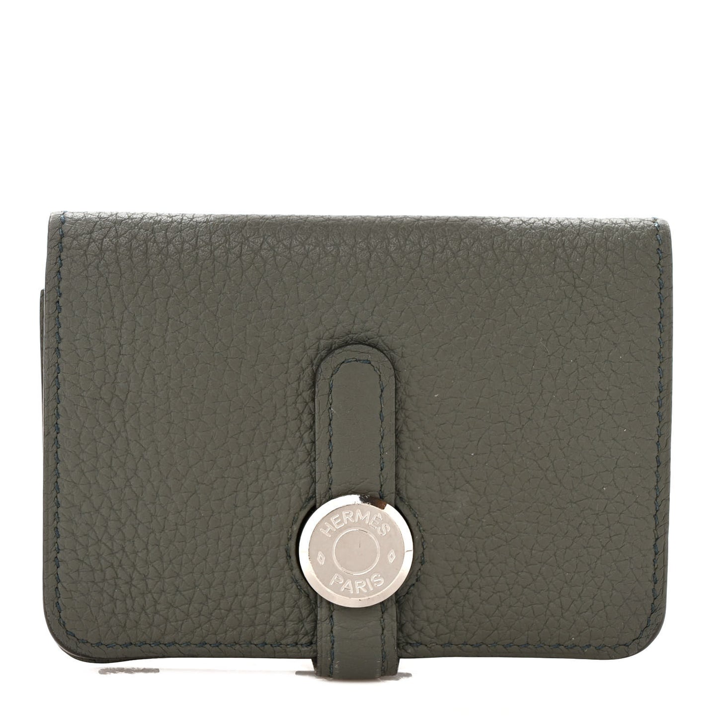 Togo Dogon Card Case Vert De Gris