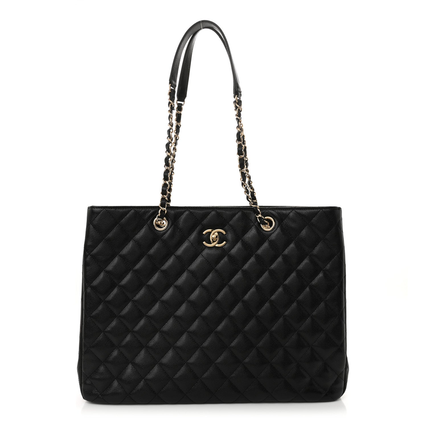 Chanel Caviar Quilted Large Shopping Tote Black 1 of 12