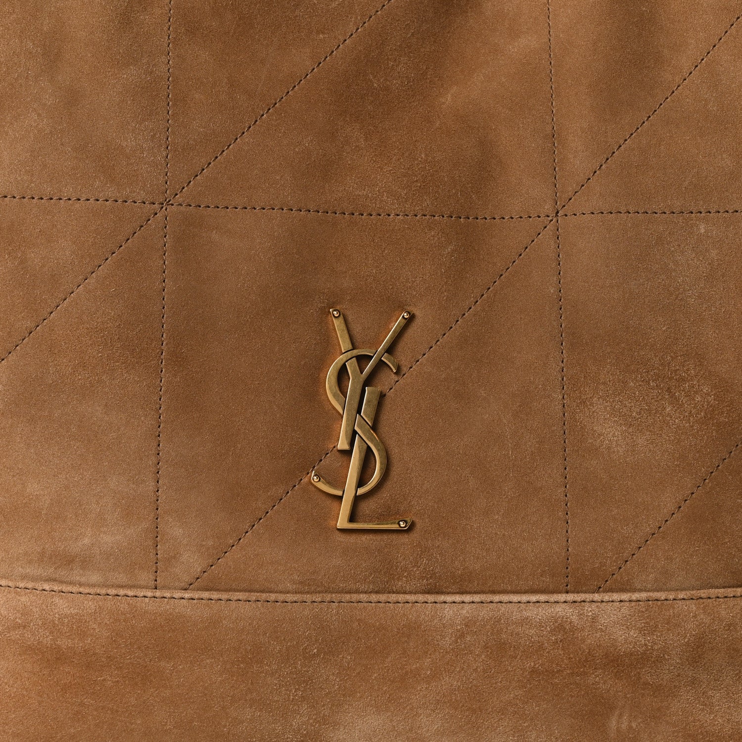 Saint Laurent Suede Medium Jamie Shopping Tote Golden Leaf 9 of 11