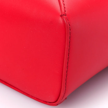 Loewe Satin Calfskin Mini Puzzle Edge Bag Red 8 of 8