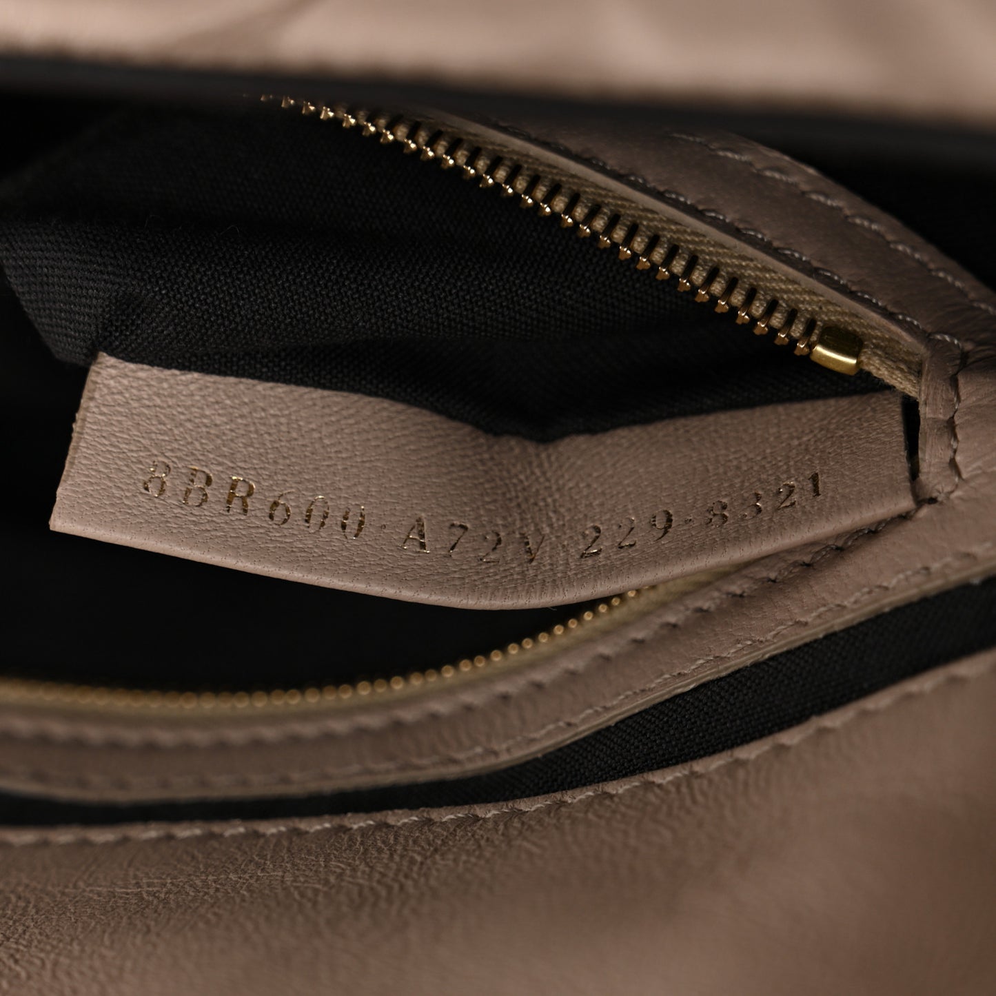 Nappa FF 1974 Embossed Baguette Camelia