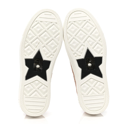 Christian Dior Canvas Cannage Embroidered Womens Walk'N'Dior Low Top Sneakers 35.5 Clay 5 of 8