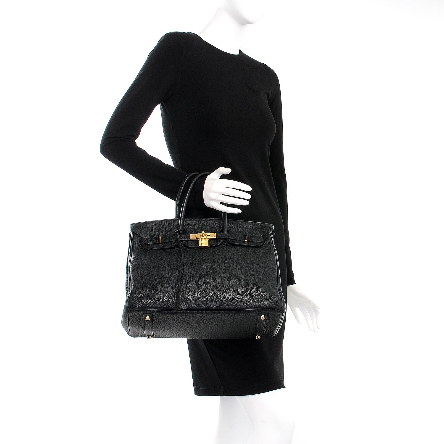 Hermes Togo Birkin 35 Black 2 of 34