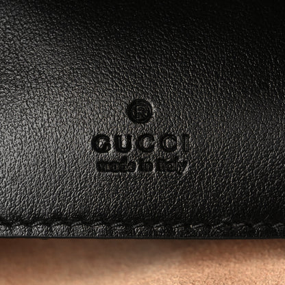 Gucci Calfskin Matelasse Mini GG Marmont Crossbody Bag Black 6 of 7