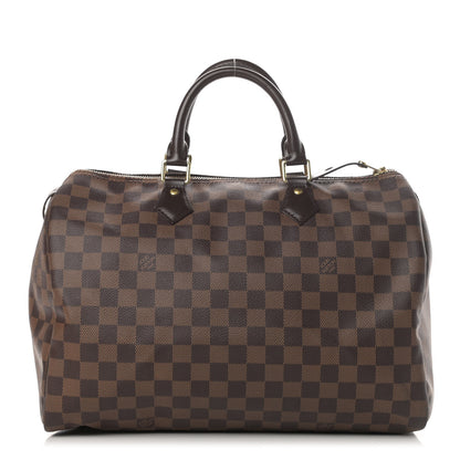 Louis Vuitton Damier Ebene Speedy 35 1 of 14