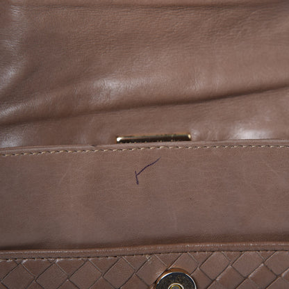 Bottega Veneta BOTTEGA VENETA Nappa Intrecciato Flap Shoulder Bag Bag Old Petra 8 of 19