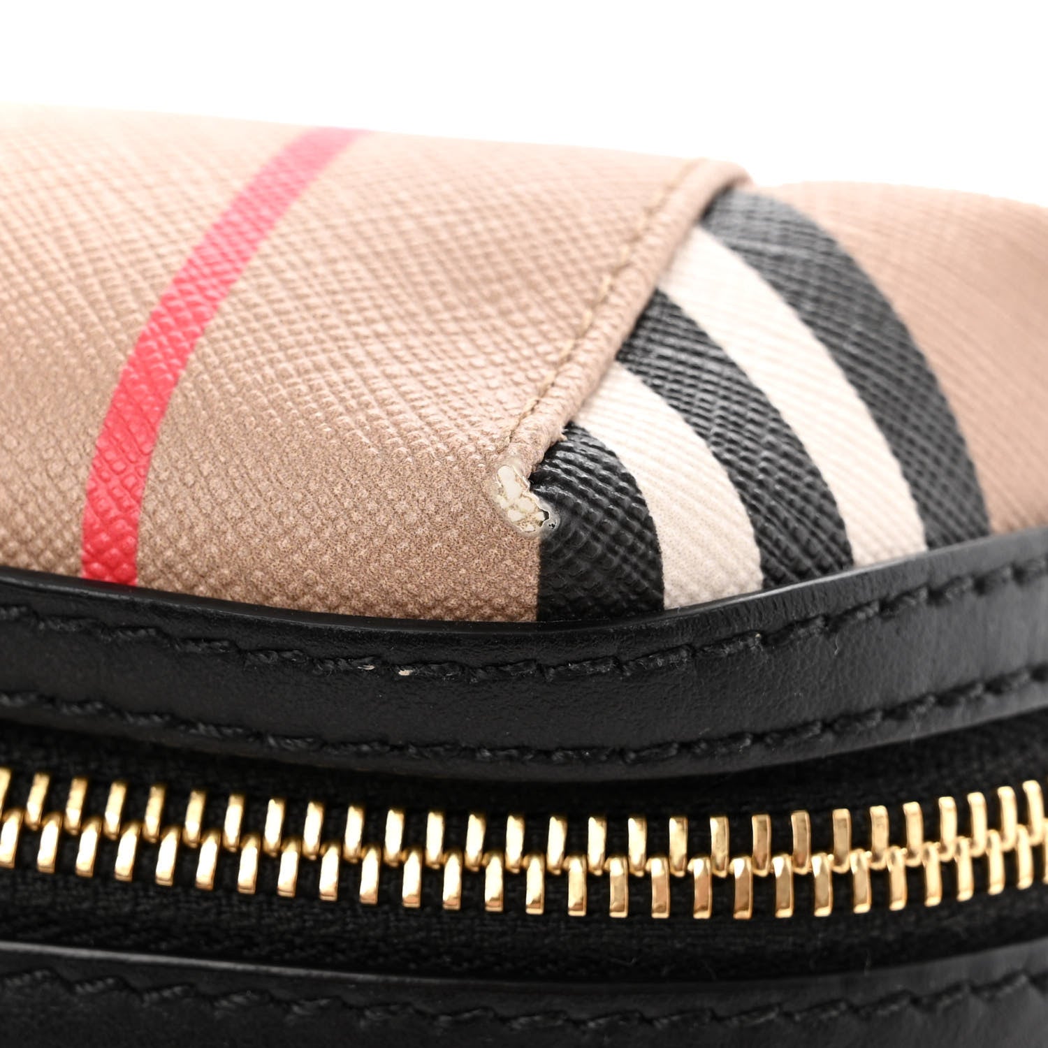 Burberry E-Canvas Icon Stripe Sonny Bum Bag Archive Beige 10 of 12