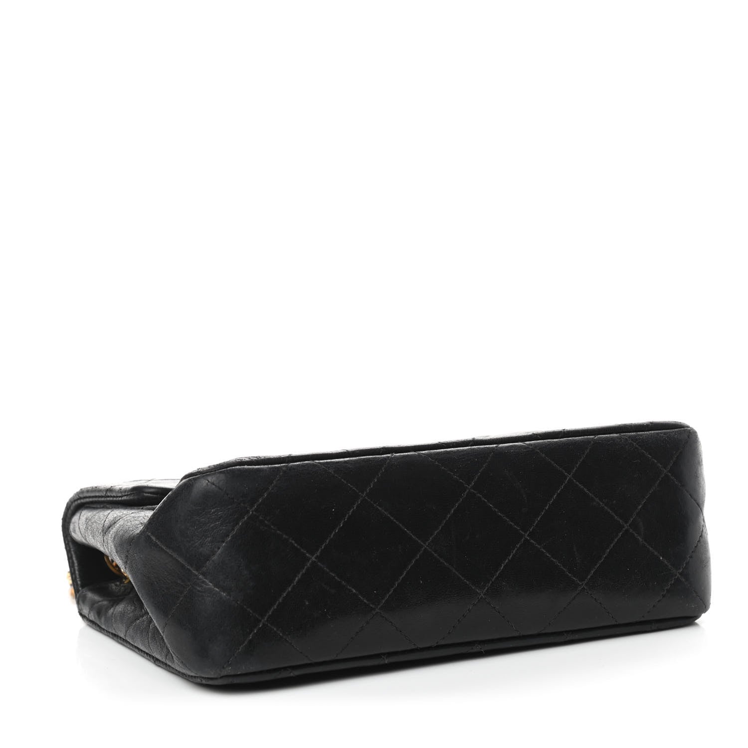 Chanel Lambskin Quilted Mini Square Flap Black 4 of 11