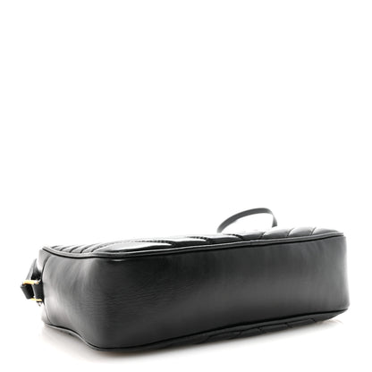 Saint Laurent Calfskin Matelasse Monogram Lou Camera Bag Black 4 of 10