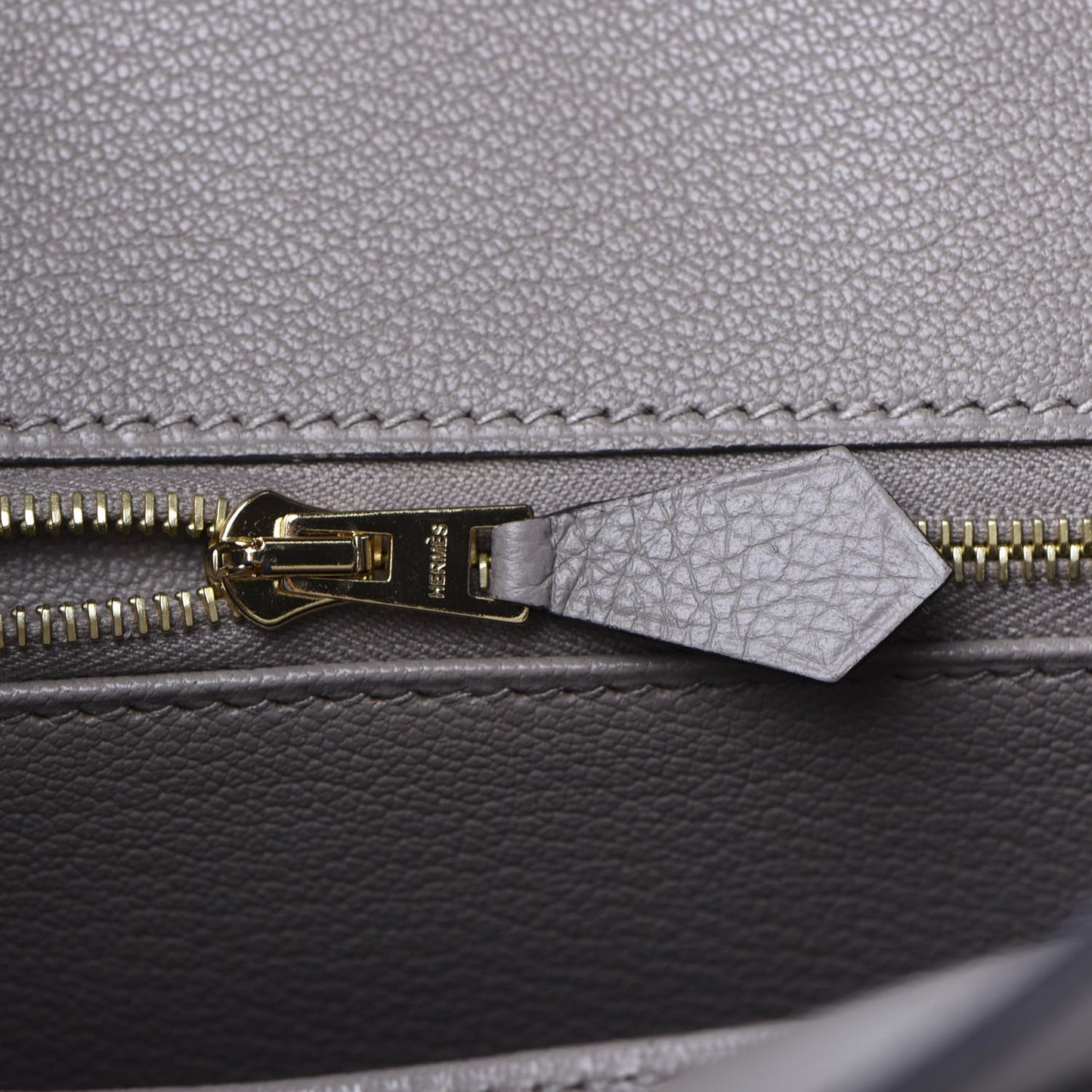 Taurillon Novillo Birkin 25 Gris Asphalte
