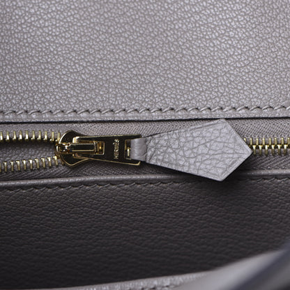 Hermes Taurillon Novillo Birkin 25 Gris Asphalte 18 of 34