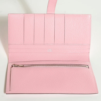 Hermes Chevre Mysore Bearn Gusset Wallet Rose Sakura 5 of 14