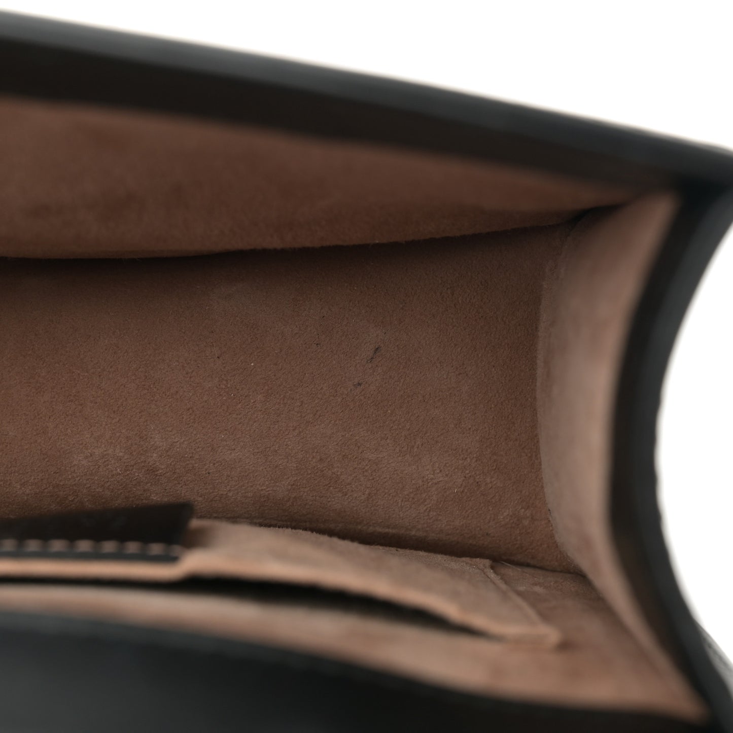 Calfskin Mini Sylvie Chain Shoulder Bag Black