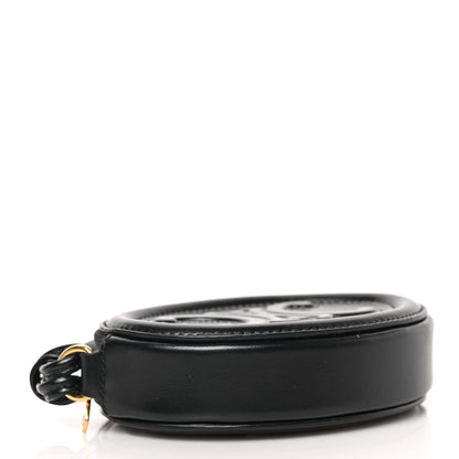 Celine Smooth Calfskin Triomphe Oval Wallet Black 4 of 6