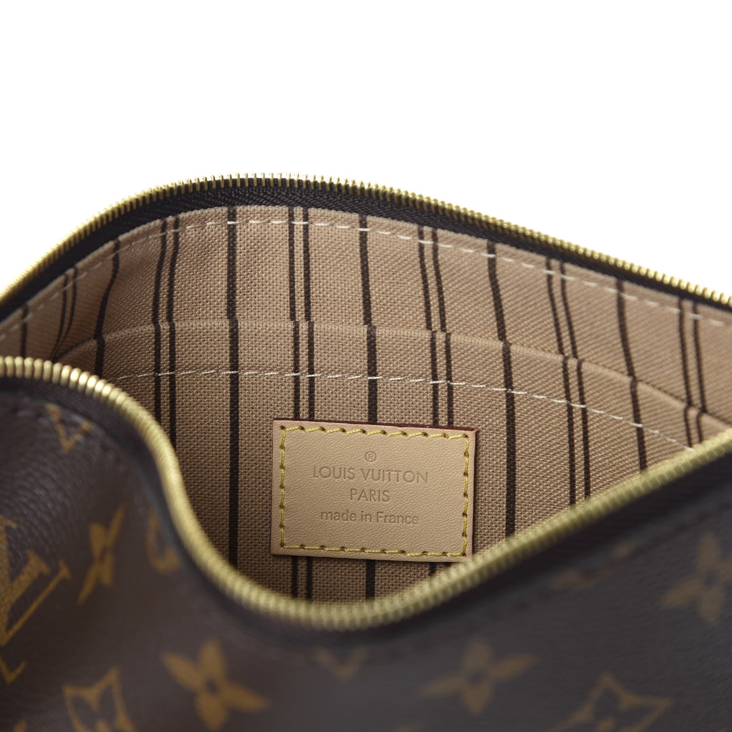 Louis Vuitton Monogram Neverfull MM GM Pochette 6 of 7