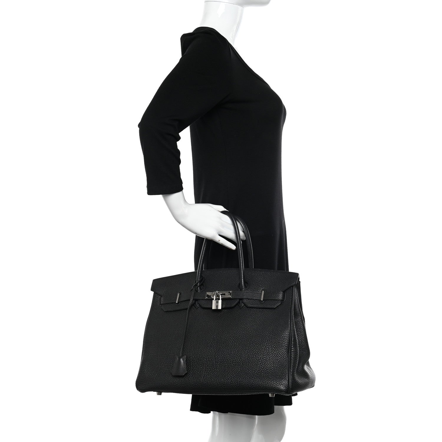 Hermes Fjord Birkin 35 Black 2 of 12