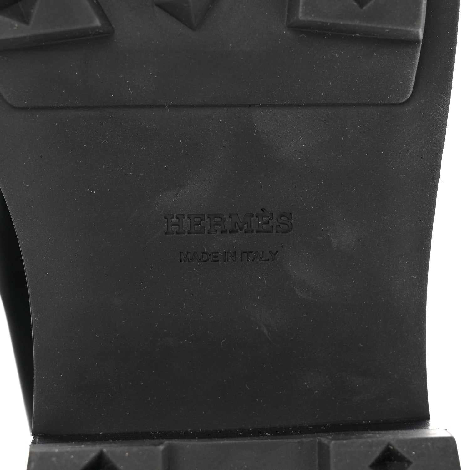 Hermes Glossed Calfskin Funk Ankle Boots 37.5 Black 8 of 9