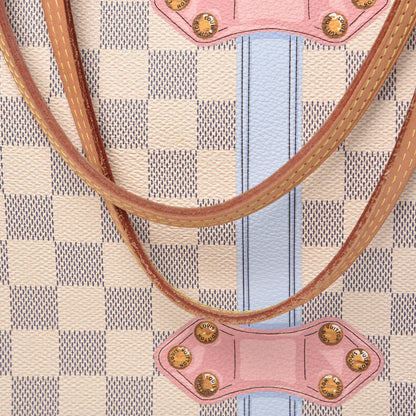 Louis Vuitton Damier Azur Summer Trunks Neo Neverfull MM 16 of 19