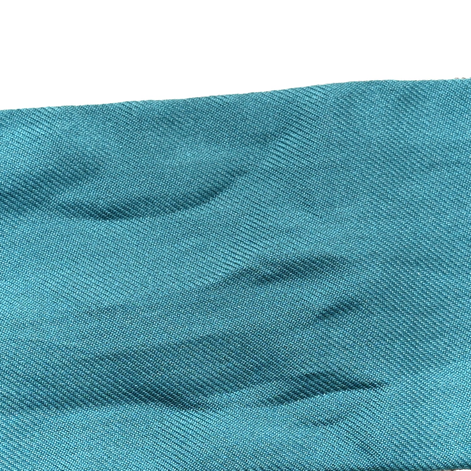 Gucci Silk Twill GG Monogram Special Flory Neck Bow Scarf Beige Sky Blue 4 of 4