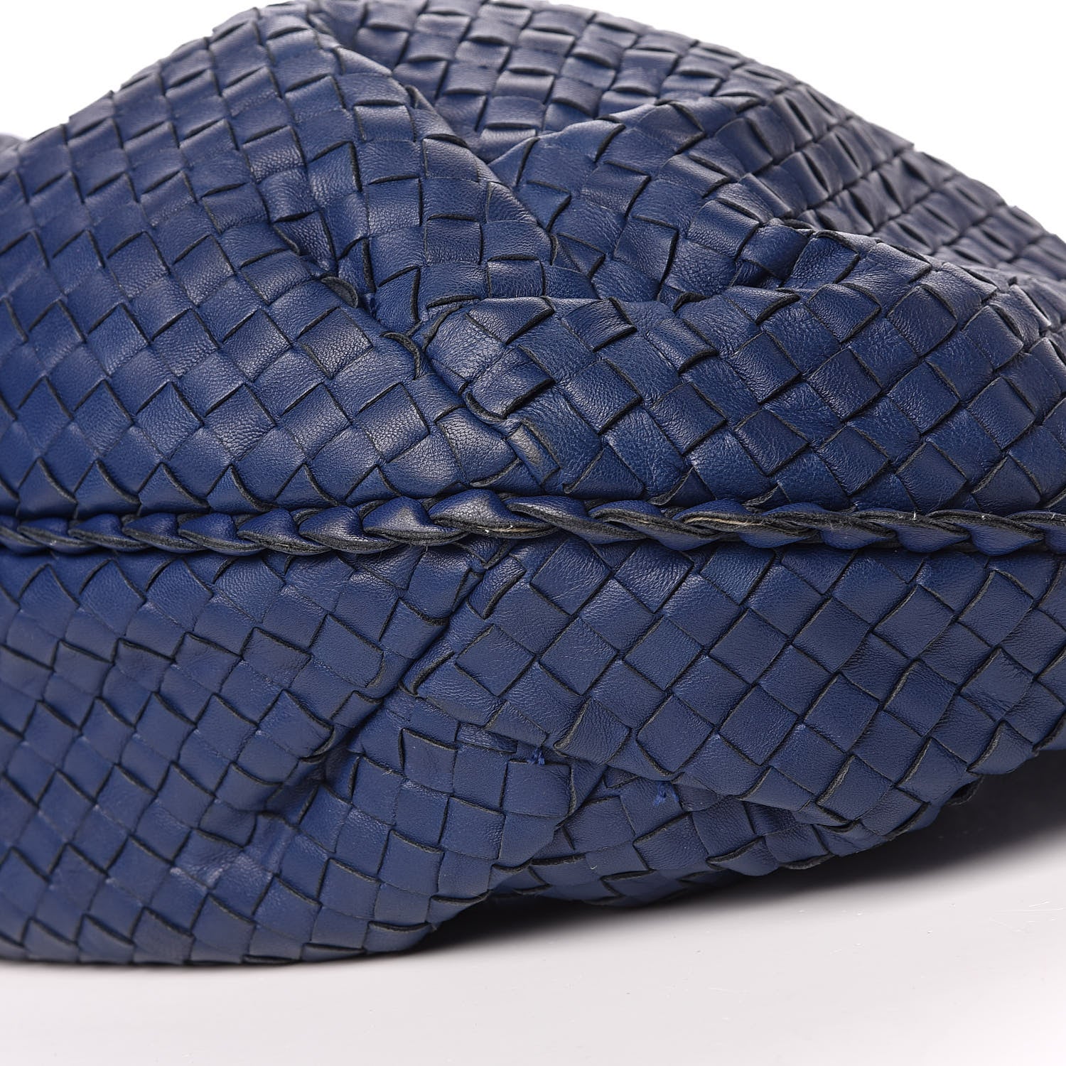 Bottega Veneta Nappa Intrecciato Large Belly Veneta Hobo Sapphire 11 of 11