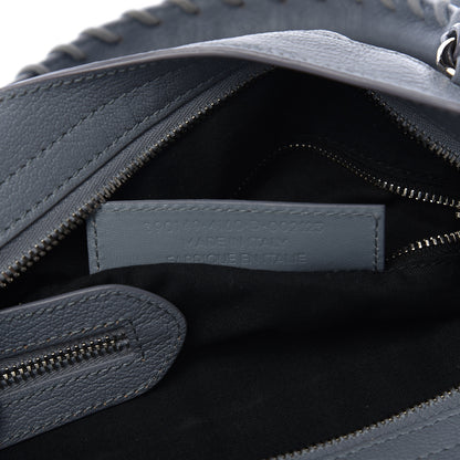 Balenciaga Chevre Silver Metallic Edge Hardware Town Bleu Acier 6 of 9