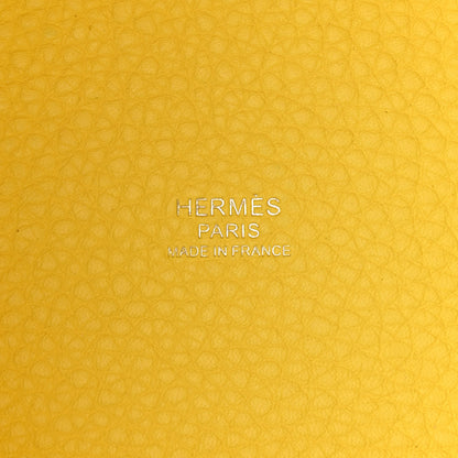 Hermes Taurillon Clemence Picotin Lock 18 PM Lime 6 of 12