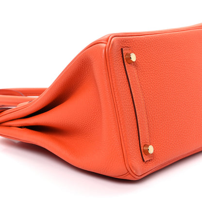 Hermes Togo Birkin 30 Feu 9 of 11
