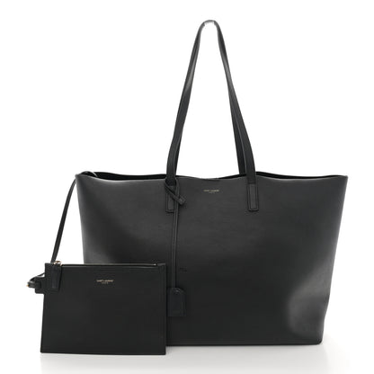 Saint Laurent Calfskin Large Shopping Tote Black 3 of 14