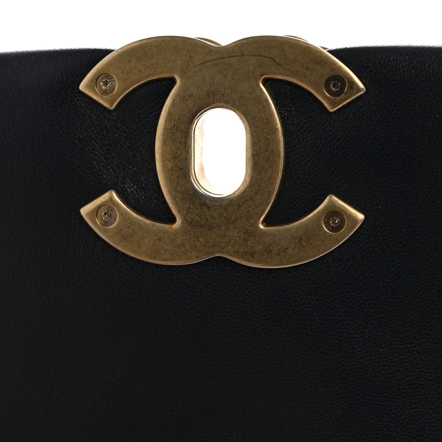 Chanel Lambskin Quilted Medium Chanel 19 Flap Navy Blue 12 of 14