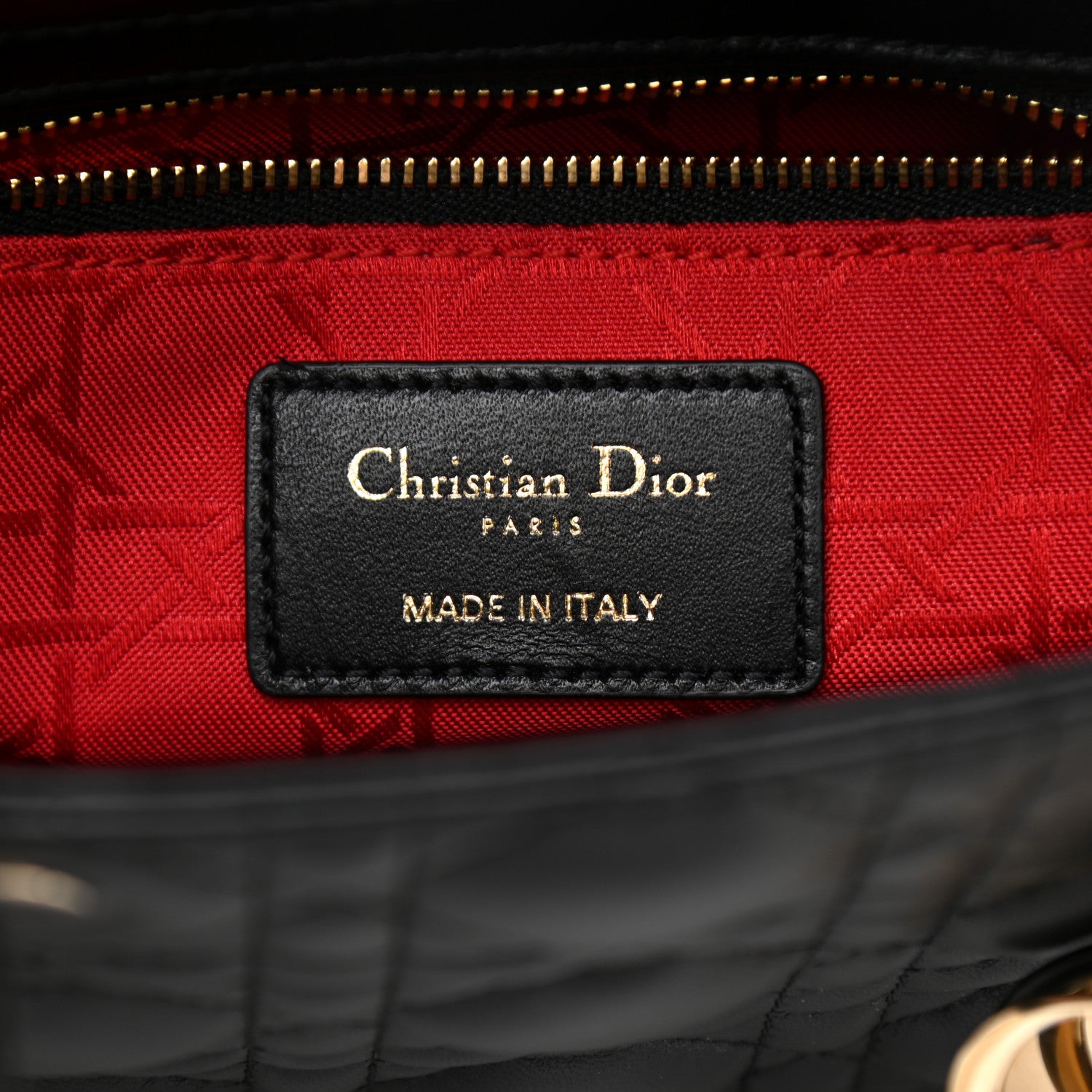 Christian Dior Lambskin Cannage Small My ABCDior Lady Dior Black 7 of 11