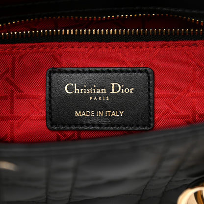 Christian Dior Lambskin Cannage Small My ABCDior Lady Dior Black 7 of 11