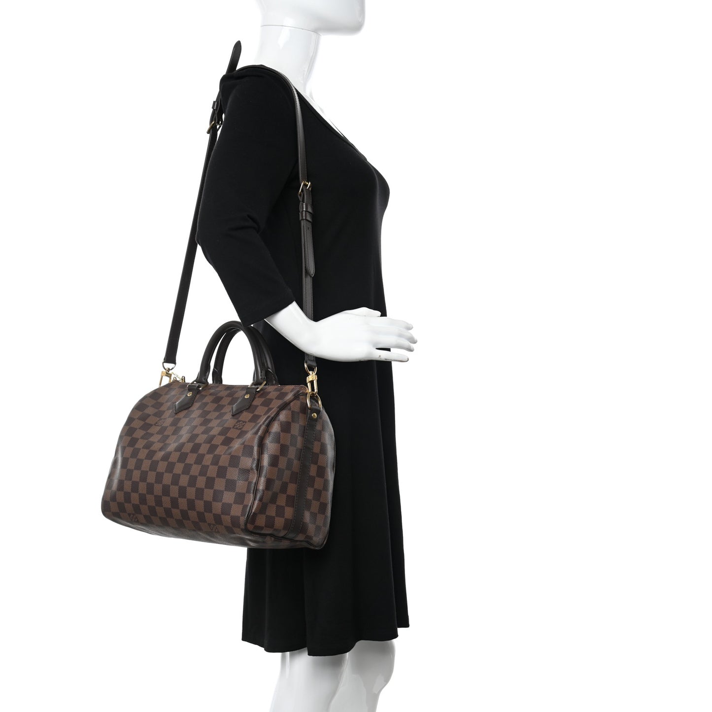 Damier Ebene Speedy Bandouliere 30