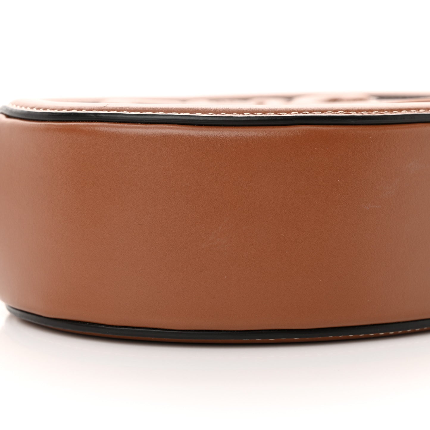 Smooth Calfskin Cuir Triomphe Oval Bag Tan