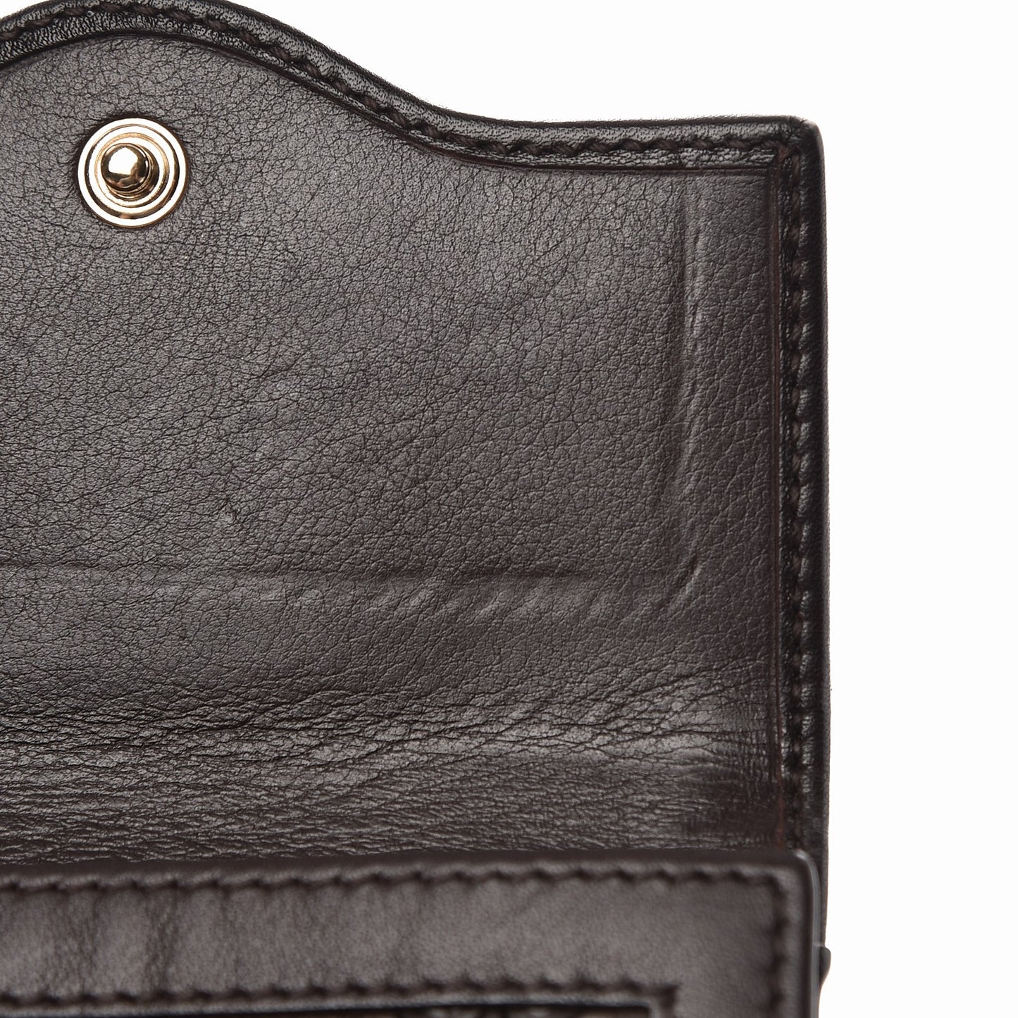 Guccissima Sukey French Flap Wallet Chocolate