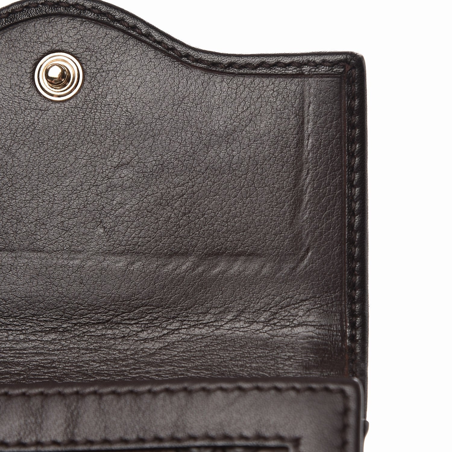Gucci Guccissima Sukey French Flap Wallet Chocolate 9 of 9