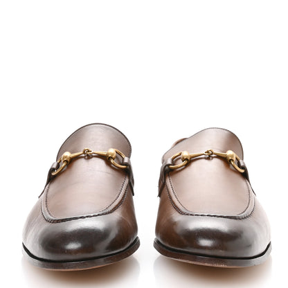Gucci Betis Glamour Calfskin Horsebit Mens Jordaan Loafers 9 Fondente 3 of 9