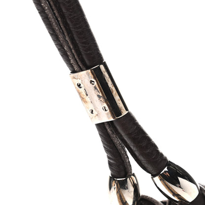 Gucci Monogram Medium Techno Horsebit Hobo Brown 7 of 10