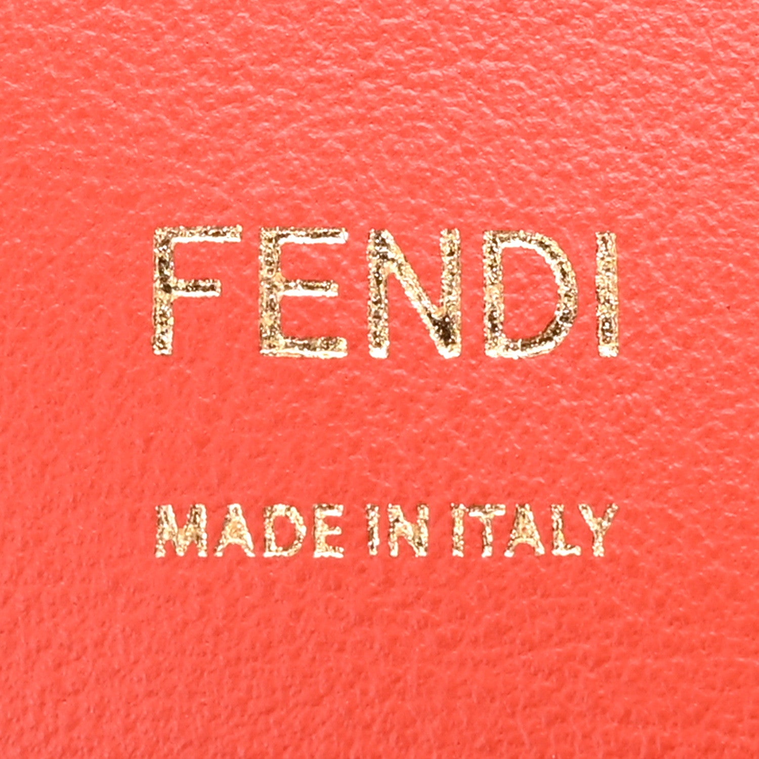 Fendi Paglia Vitello Grace FF Woven Baguette Lava 6 of 10