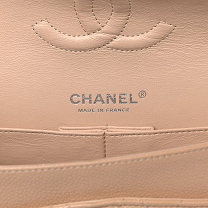 Chanel Caviar Quilted Medium Double Flap Light Beige 6 of 15