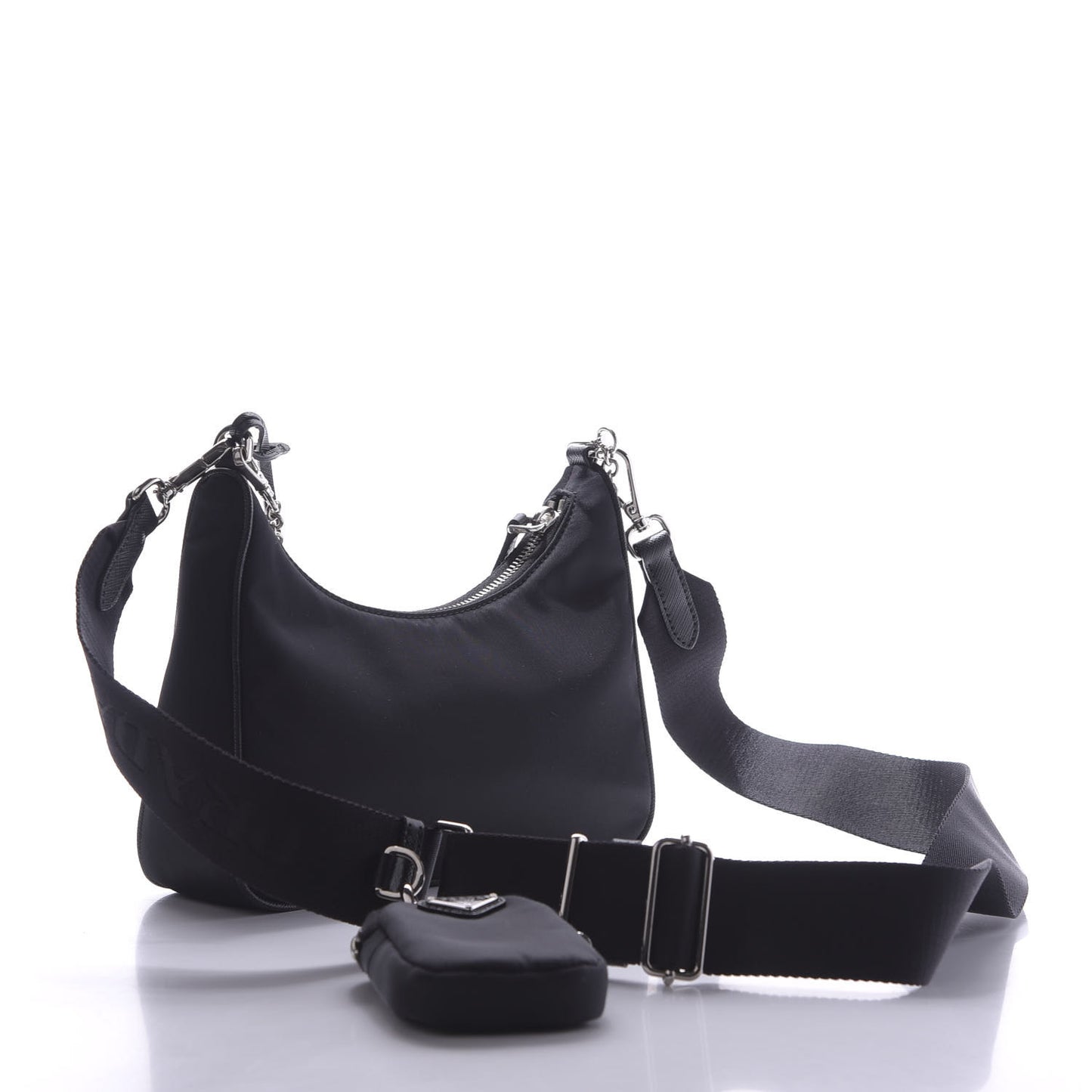 Nylon Re-Edition 2005 Shoulder Bag Black