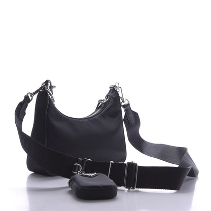 Prada Nylon Re-Edition 2005 Shoulder Bag Black 3 of 10