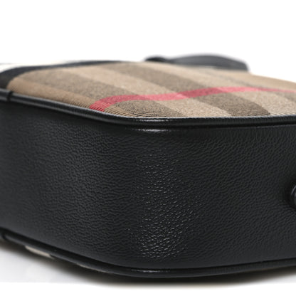 Burberry Giant Check Calfskin Small Camera Bag Black 11 of 11