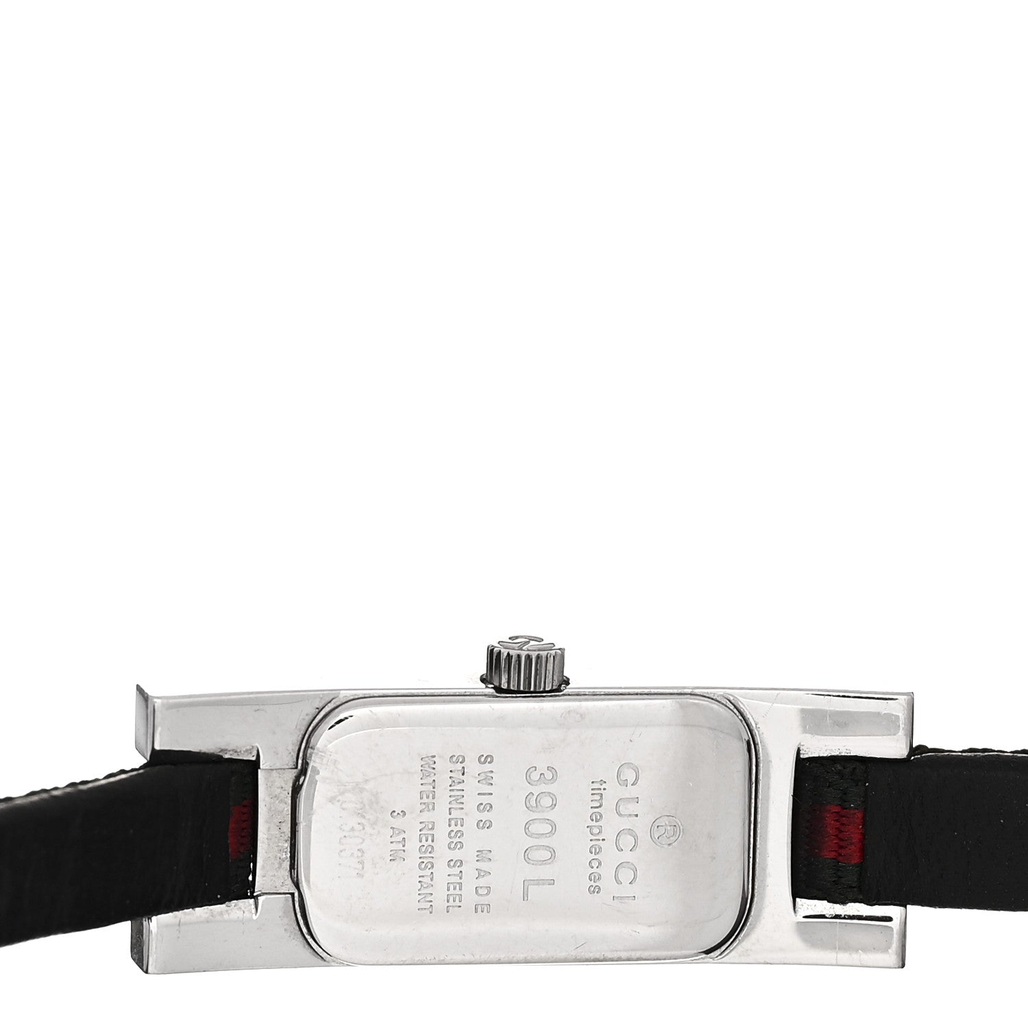 Gucci Stainless Steel Fabric 12mm 3900L Web Quartz Watch 4 of 4