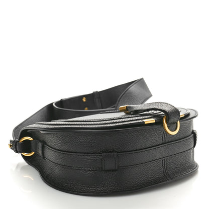 Chloe Calfskin Medium Marcie Round Crossbody Bag Black 4 of 11