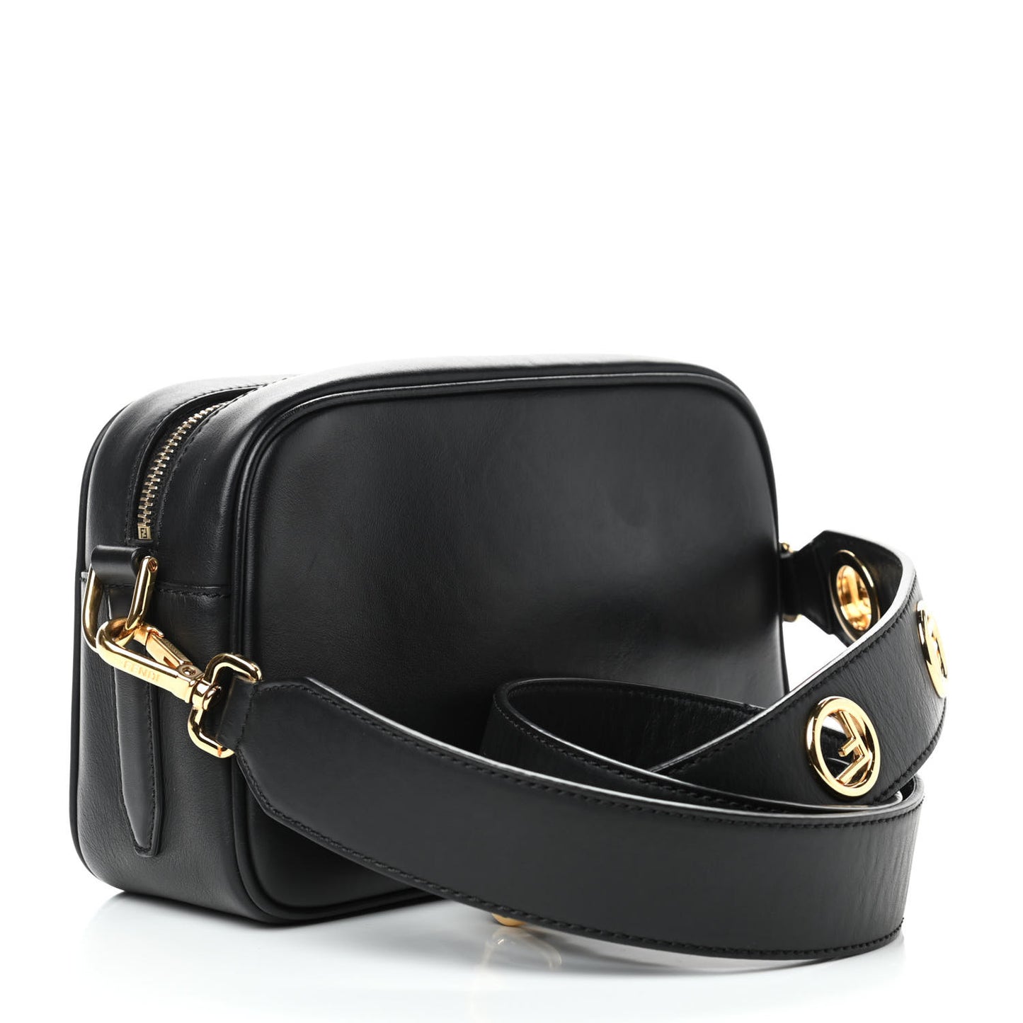 Vitello Century Opaco F is Fendi Camera Case Black