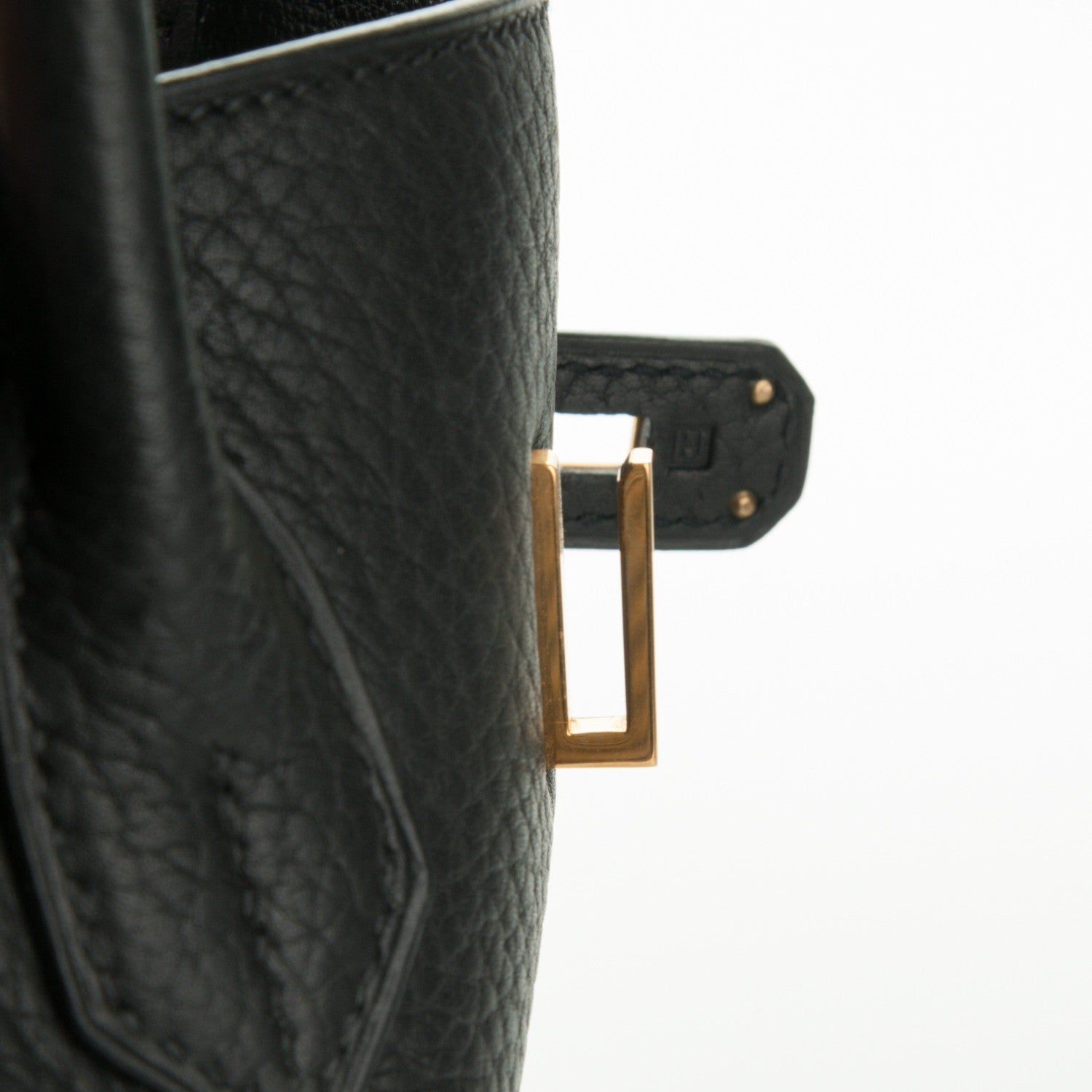 Hermes Taurillon Clemence Birkin 35 Black 13 of 24