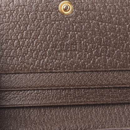 Gucci GG Supreme Monogram Web Ophidia Card Case Beige New Acero 5 of 6