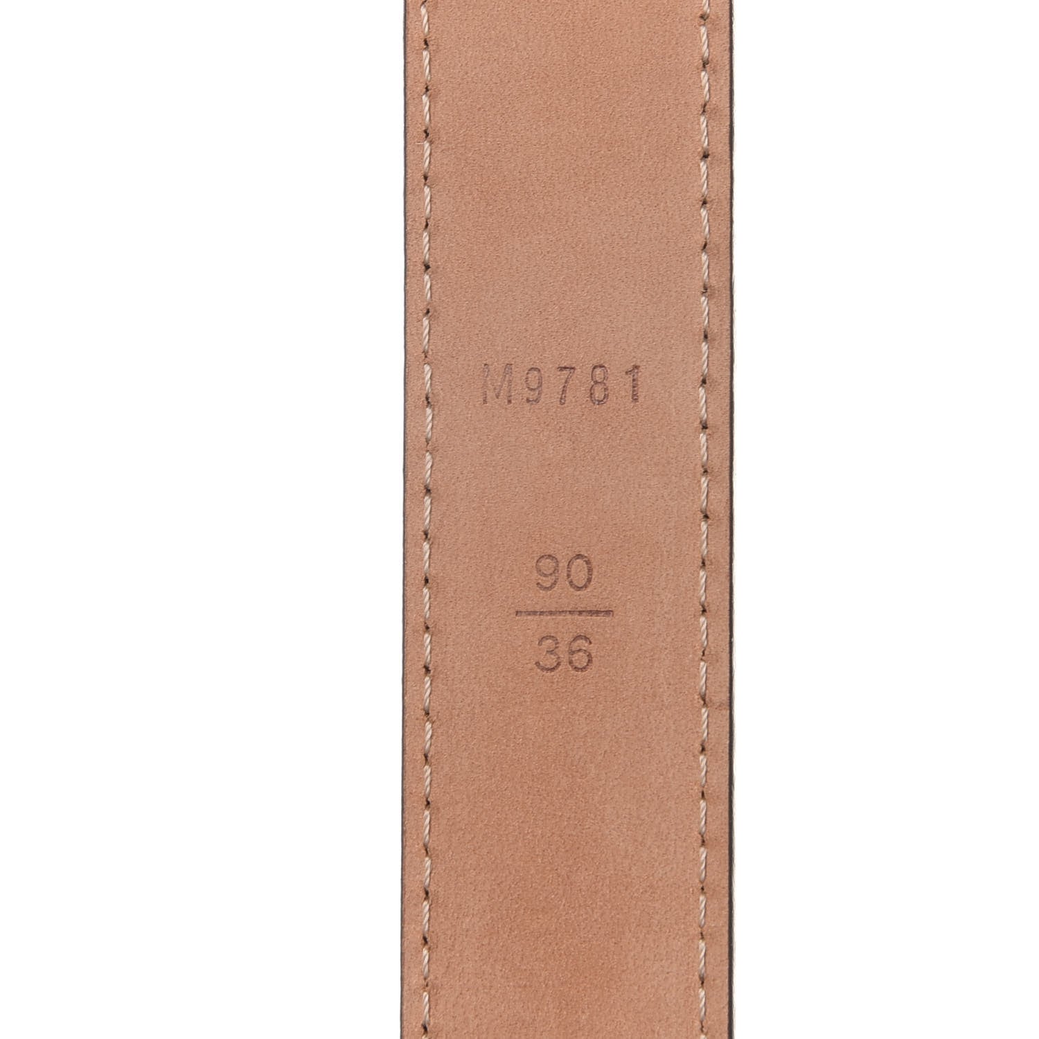 Louis Vuitton Mini Monogram 25mm LV Initiales Belt 90 36 4 of 5