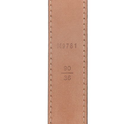 Louis Vuitton Mini Monogram 25mm LV Initiales Belt 90 36 4 of 5