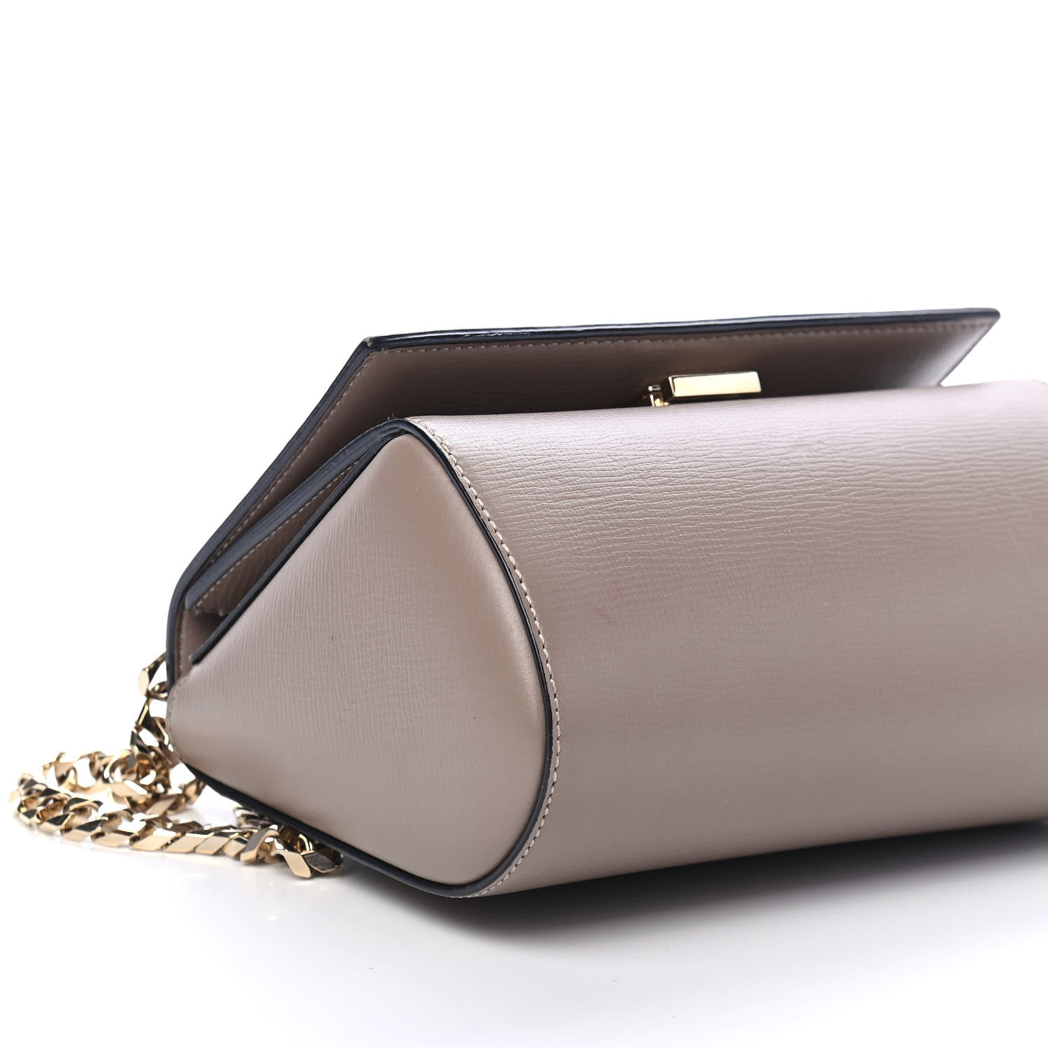 Givenchy Textured Calfskin Mini Pandora Box Chain Crossbody Bag Mastic 8 of 9